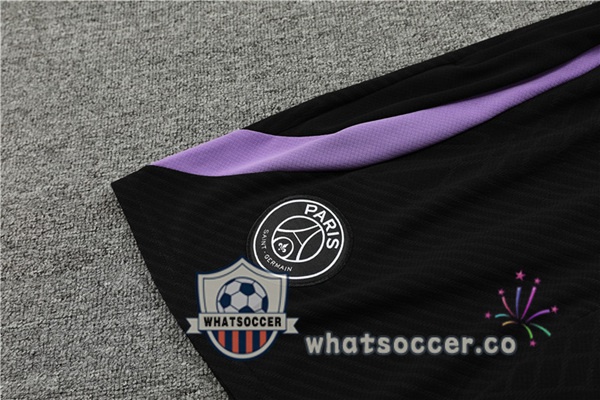Paris PSG Training T-Shirts + Shorts Purple 2023-2024
