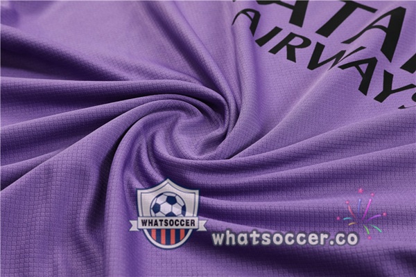 Paris PSG Training T-Shirts + Shorts Purple 2023-2024