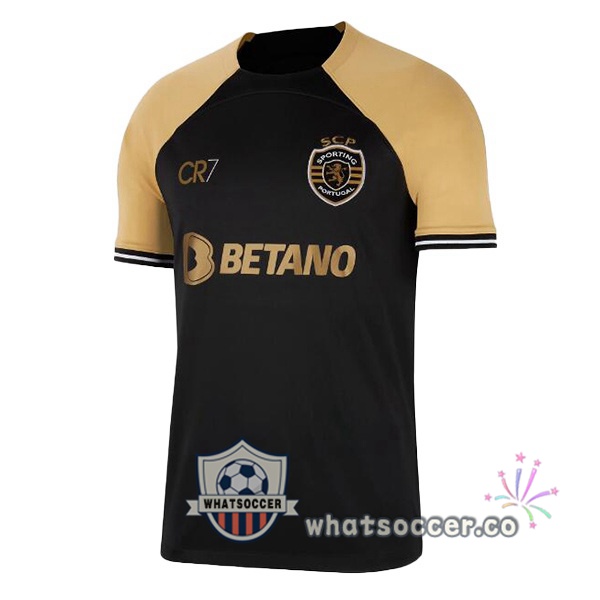 Sporting CP Third Soccer Jerseys Black 2023-2024