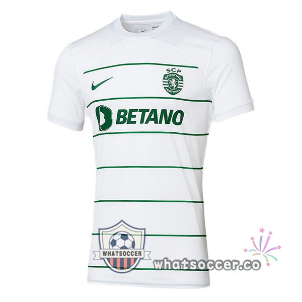 Sporting CP Away Soccer Jerseys White 2023-2024