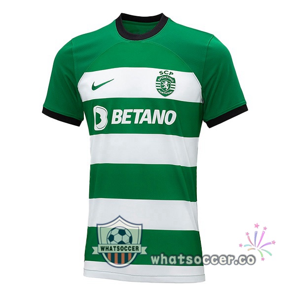 Sporting CP Home Soccer Jerseys Green 2023-2024