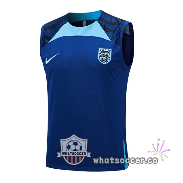 England Soccer Vest Blue 2023-2024