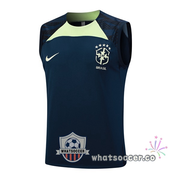 Brazil Soccer Vest Blue Royal 2023-2024