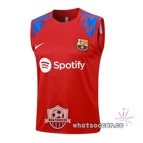FC Barcelona Soccer Vest Red 2023-2024