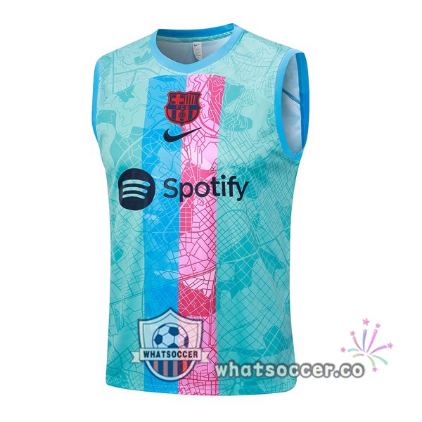 FC Barcelona Soccer Vest Green 2023-2024