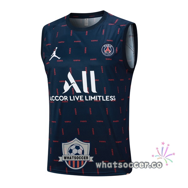 Paris PSG Soccer Vest Blue Royal 2023-2024