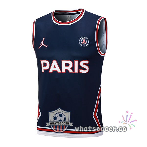 Paris PSG Soccer Vest Blue Royal 2023-2024