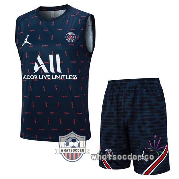 Paris PSG Soccer Vest + Shorts Blue Royal 2023-2024