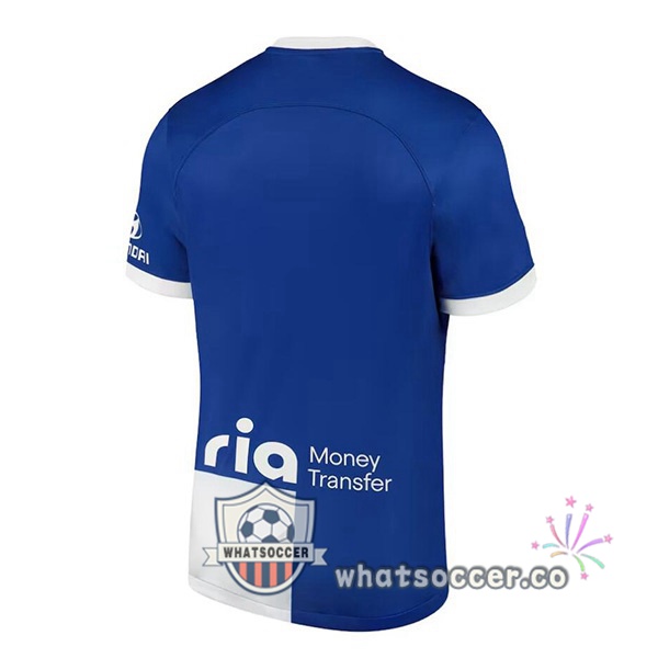 Atletico Madrid Away Soccer Jerseys Blue 2023-2024