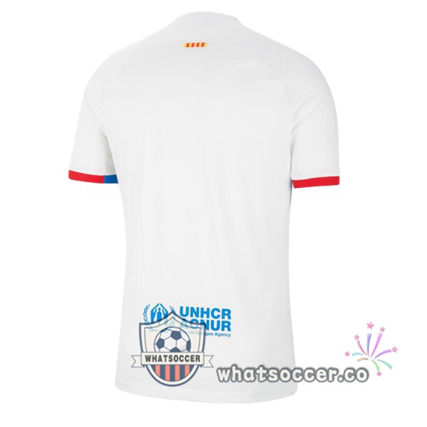 FC Barcelona Away Soccer Jerseys White 2023-2024
