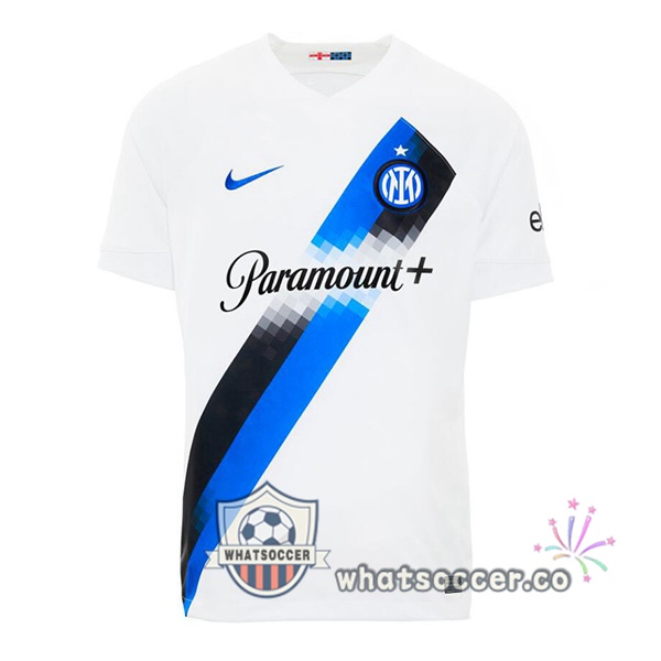 Inter Milan Away Soccer Jerseys White 2023-2024