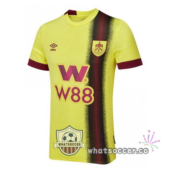 Burnley Away Soccer Jerseys Yellow 2023-2024