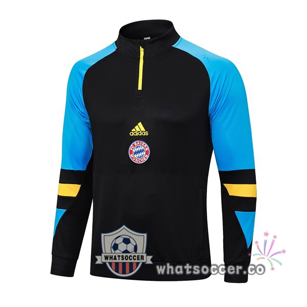 Soccer Sweater Bayern Munich Black Blue 2023-2024