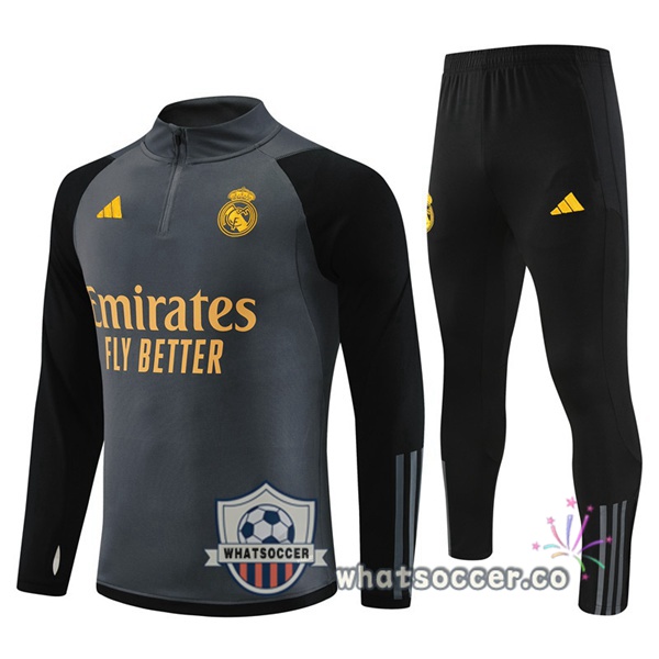 Tracksuit Real Madrid Gray 2023-2024