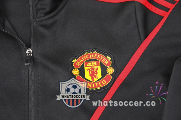 Training Jacket Manchester United Black 2023-2024