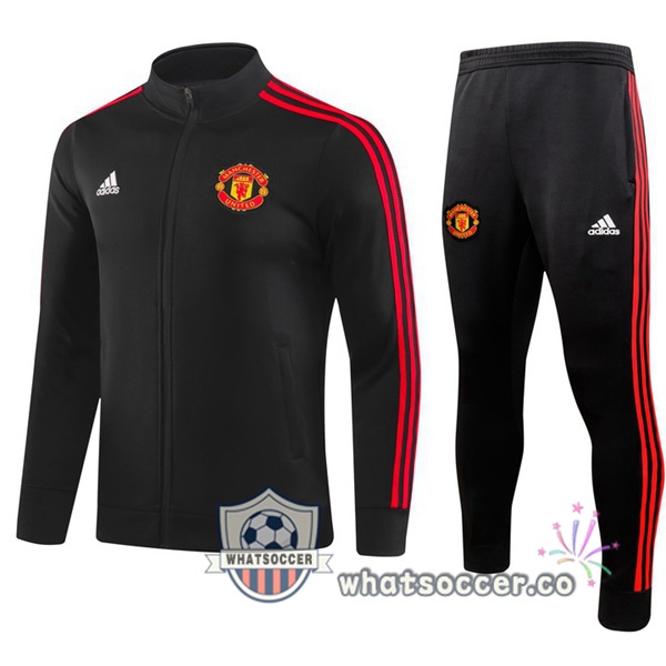 Training Jacket Manchester United Black 2023-2024