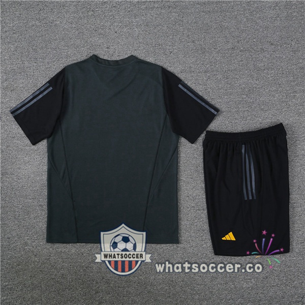 Real Madrid Training T-Shirts + Shorts Gray 2023-2024