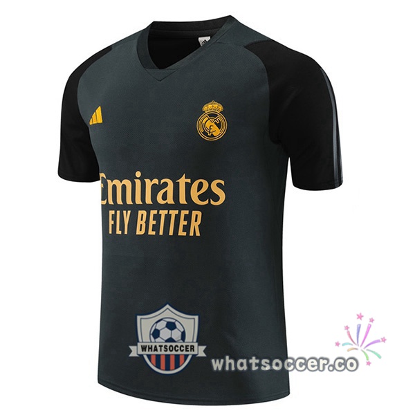 Real Madrid Training T-Shirts Gray 2023-2024
