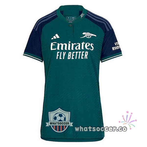 Arsenal Women Third Soccer Jerseys Green 2023-2024