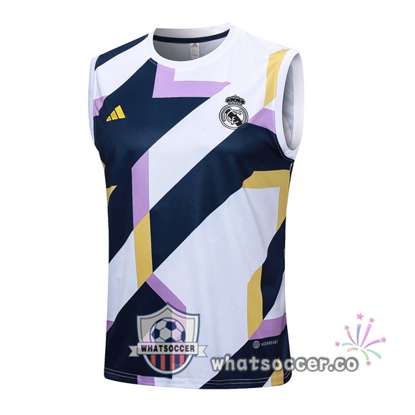 Real Madrid Soccer Vest White 2023-2024
