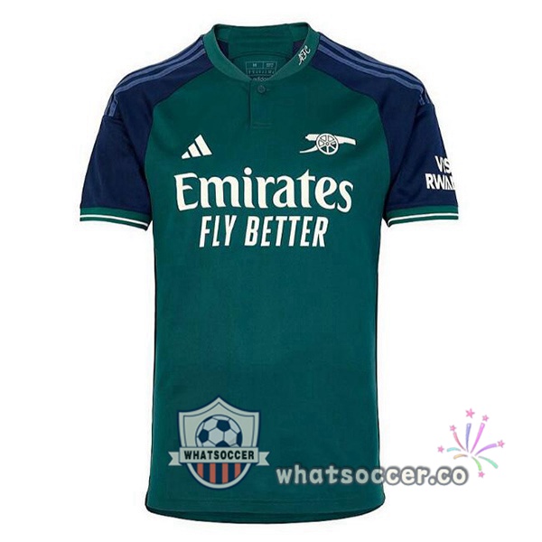 Arsenal Third Soccer Jerseys Green 2023-2024