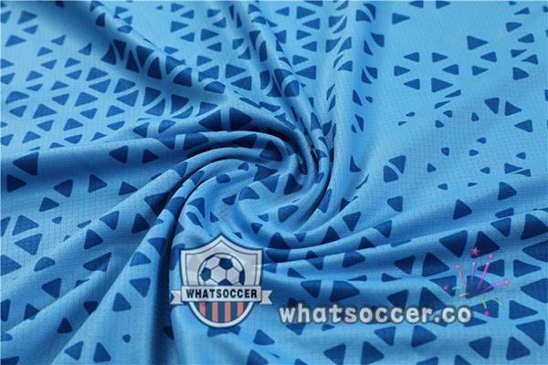 Manchester City Training T-Shirts + Shorts Blue 2023-2024