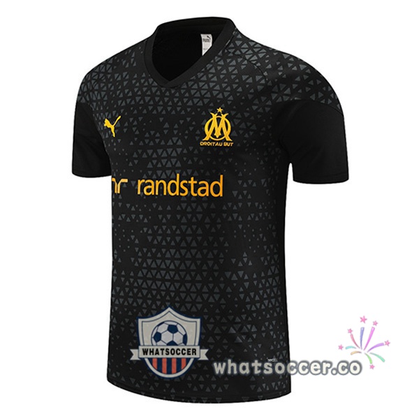 Olympique de Marseille Training T-Shirts Black 2023-2024