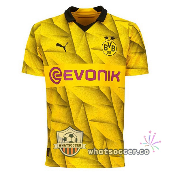 Dortmund BVB CUP Soccer Jerseys Yellow 2023-2024
