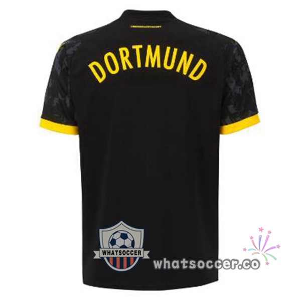 Dortmund BVB Away Soccer Jerseys Black 2023-2024