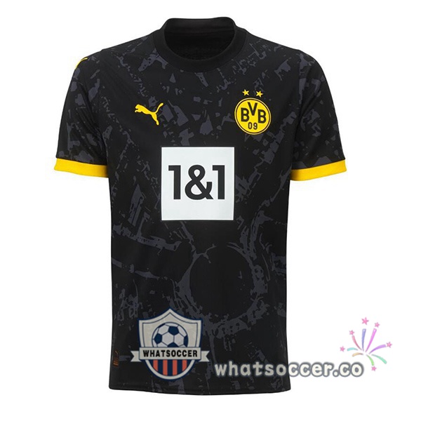 Dortmund BVB Away Soccer Jerseys Black 2023-2024