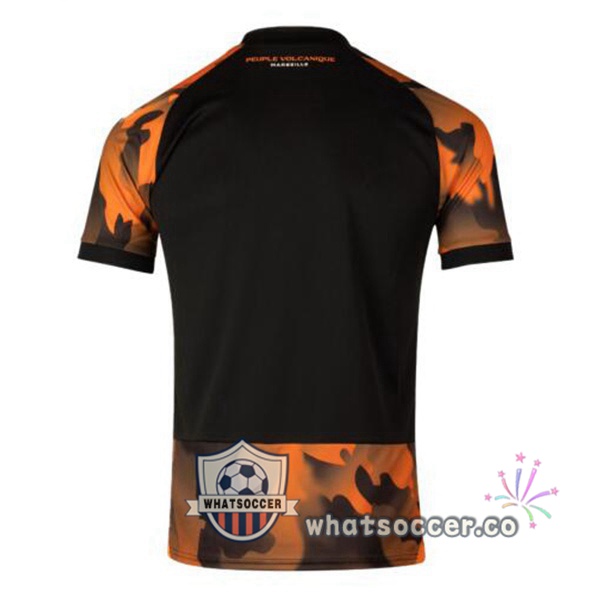Olympique de Marseille Third Soccer Jerseys Black Yellow 2023-2024