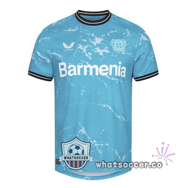 Bayer 04 Leverkusen Third Soccer Jerseys Blue 2023-2024