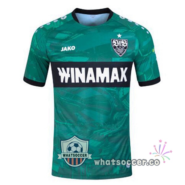 VfB Stuttgart Third Soccer Jerseys Green 2023-2024
