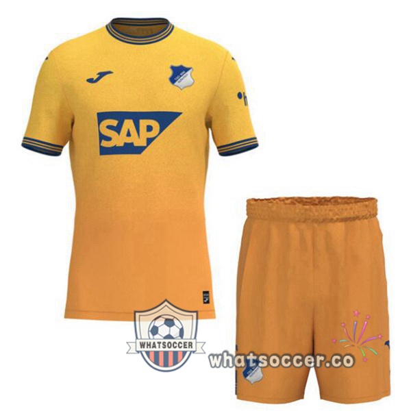 TSG Hoffenheim Kids Third Soccer Jerseys Yellow 2023-2024