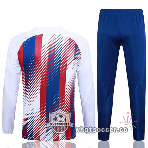 Tracksuit FC Barcelona White Red 2023-2024