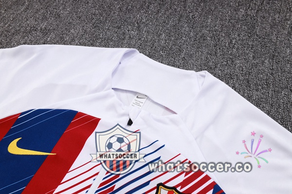 Tracksuit FC Barcelona White Red 2023-2024