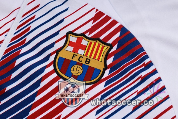 Tracksuit FC Barcelona White Red 2023-2024