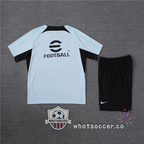 Inter Milan Training T-Shirts + Shorts Gray 2023-2024