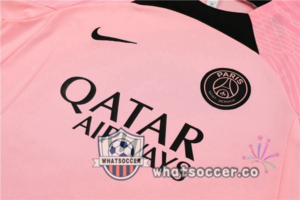 Paris PSG Training T-Shirts + Shorts Rose 2023-2024