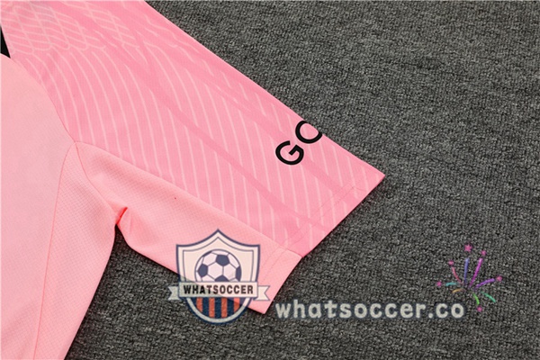 Paris PSG Training T-Shirts + Shorts Rose 2023-2024