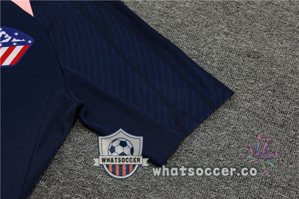 Atletico Madrid Training T-Shirts + Shorts Blue Royal 2023-2024