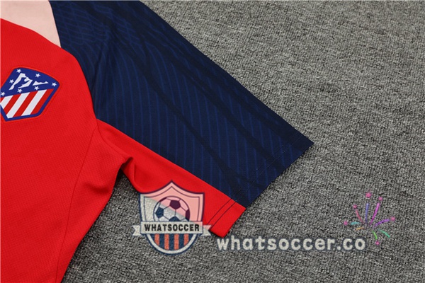 Atletico Madrid Training T-Shirts + Shorts Red 2023-2024