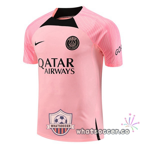 Paris PSG Training T-Shirts Rose 2023-2024