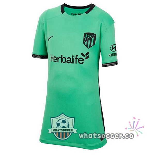 Atletico Madrid Women Third Soccer Jerseys Green 2023-2024