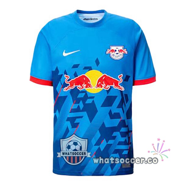 RB Leipzig Third Soccer Jerseys Blue 2023-2024