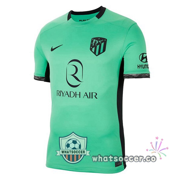 Atletico Madrid Third Soccer Jerseys Green 2023-2024