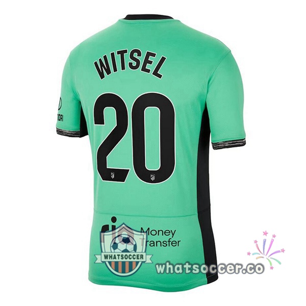 Atletico Madrid (Witsel 20) Third Soccer Jerseys Green 2023-2024