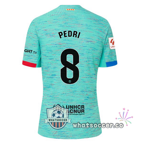 FC Barcelona (PEDRI 8) Third Soccer Jerseys Green 2023-2024