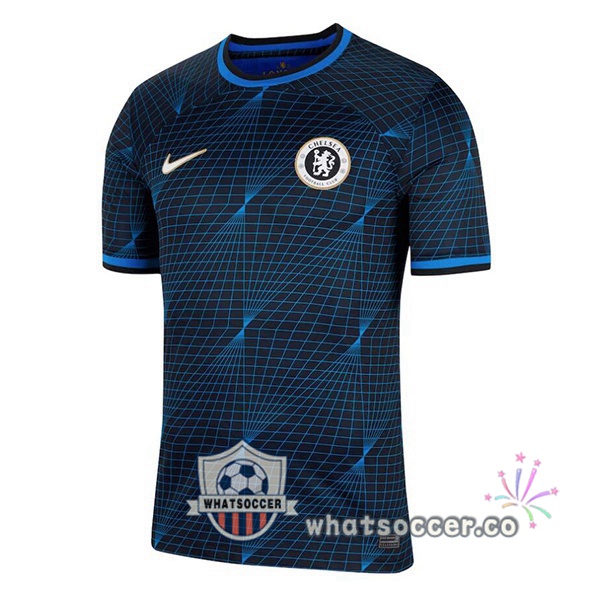 FC Chelsea Away Soccer Jerseys Blue 2023-2024