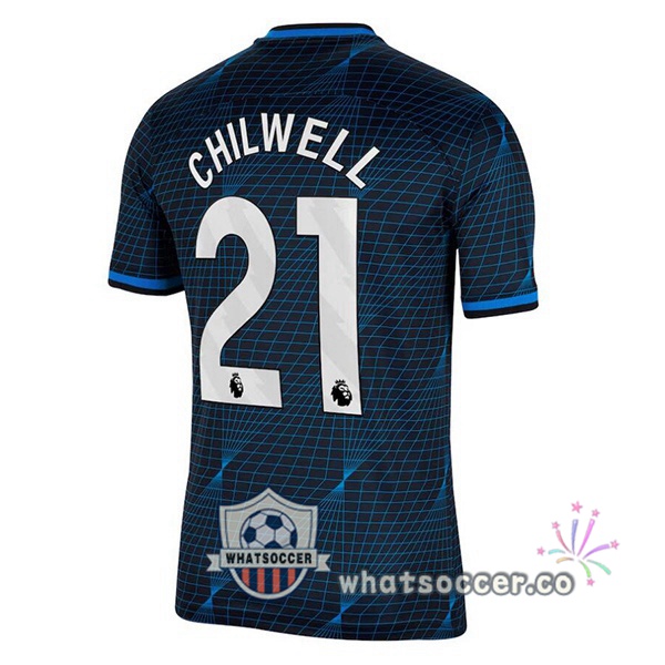 FC Chelsea (Chilwell 21) Away Soccer Jerseys Blue 2023-2024